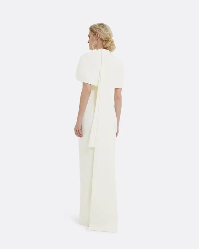Women Safiyaa Kalika Ivory Long Dress Ivory Bridal