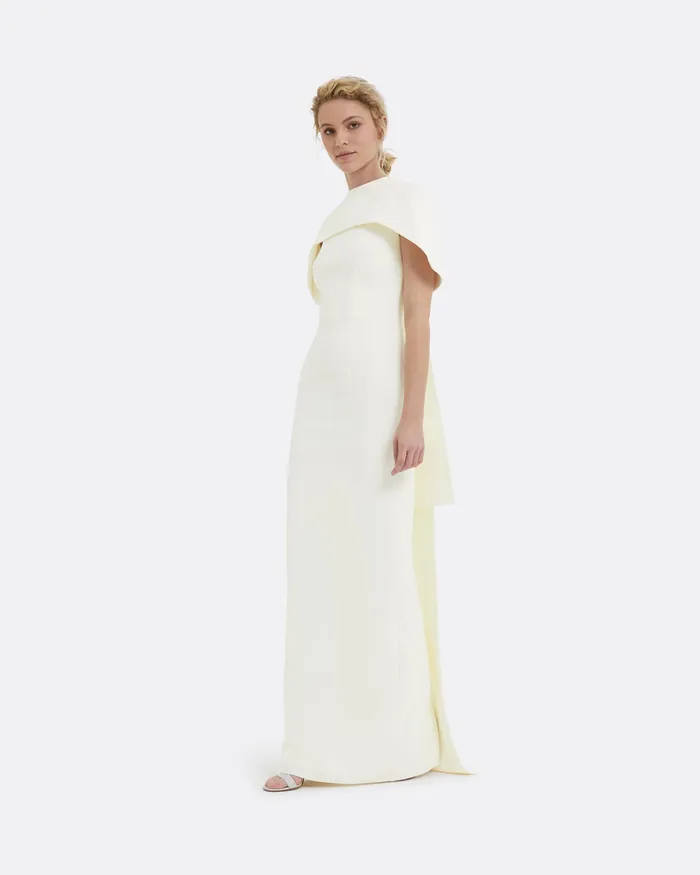 Women Safiyaa Kalika Ivory Long Dress Ivory Bridal