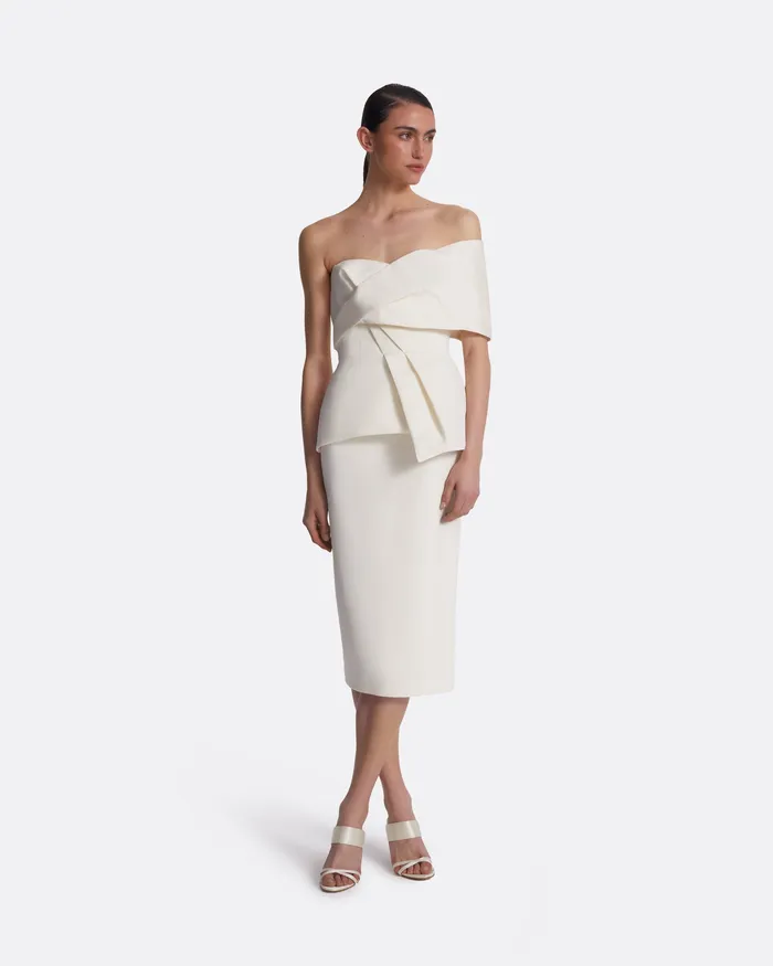 Women Safiyaa Thea Ivory Top Ivory Bridal