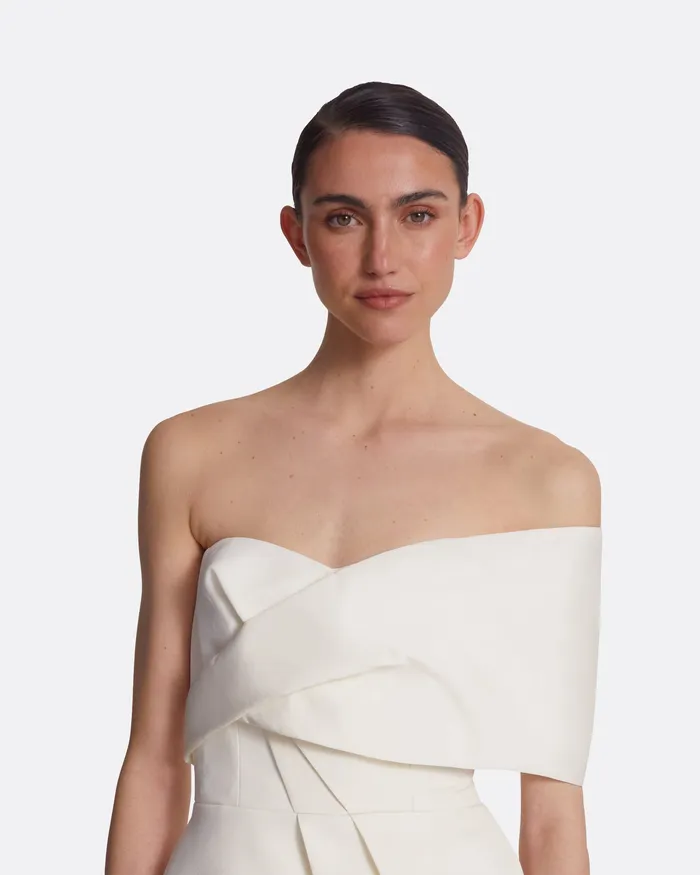 Women Safiyaa Thea Ivory Top Ivory Bridal