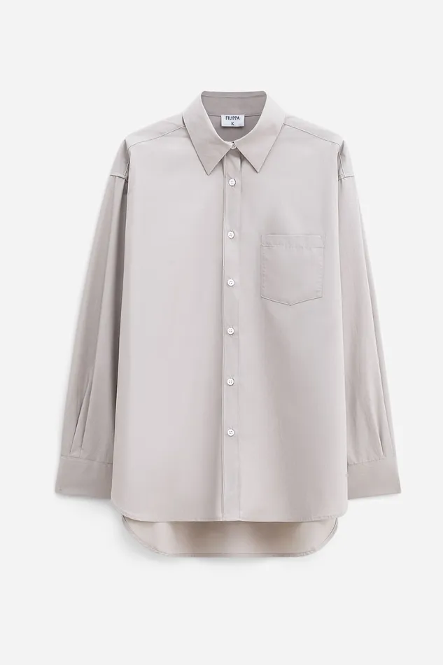 Women Sammy Shirt Moss Grey Shirts and Blouses filippak Women Sammy Shirt Moss Grey Shirts and Blouses filippak