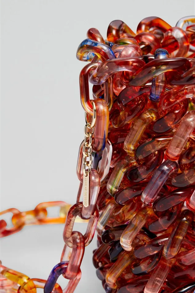 Women Scanlan Theodore Bags RESIN CROSSBODY BASKET Spice Women Scanlan Theodore Bags RESIN CROSSBODY BASKET Spice