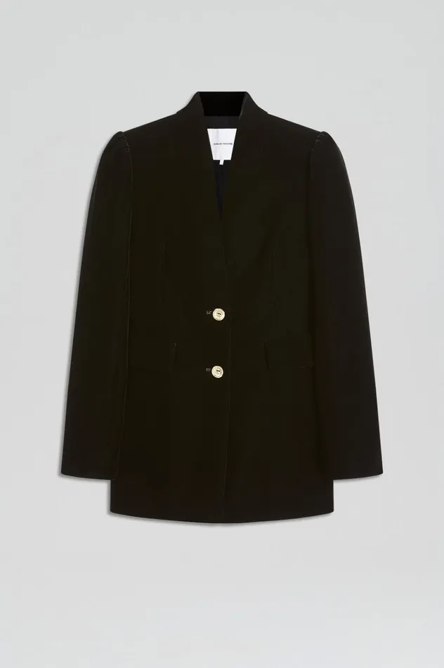 Women Scanlan Theodore Jackets VELVET JACKET Black Women Scanlan Theodore Jackets VELVET JACKET Black