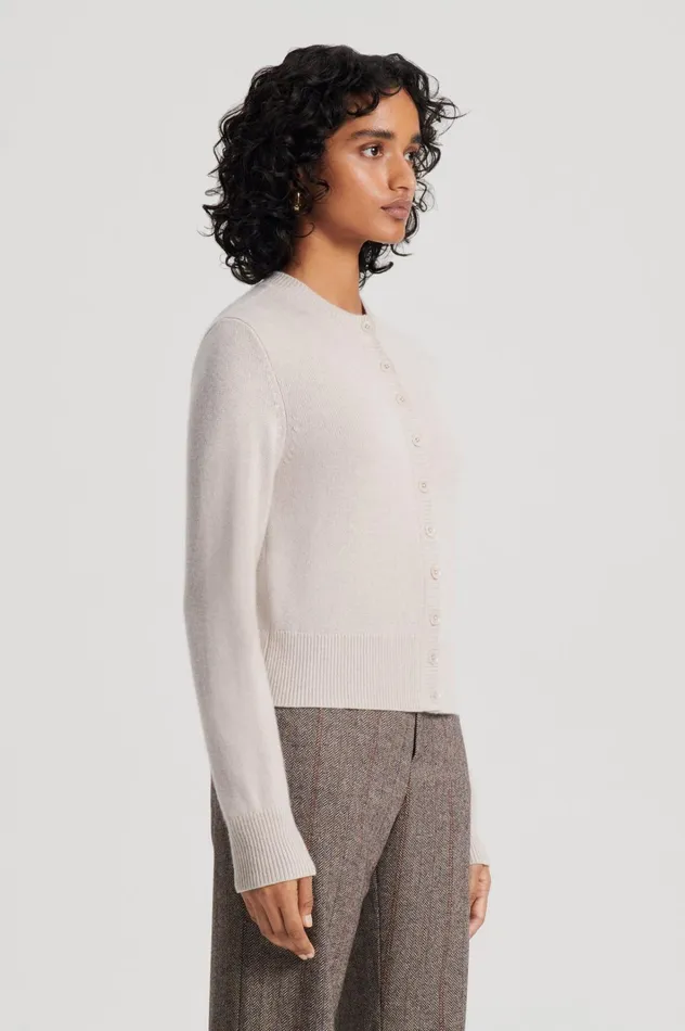 Women Scanlan Theodore Knitwear CASHMERE CARDIGAN Dove Women Scanlan Theodore Knitwear CASHMERE CARDIGAN Dove
