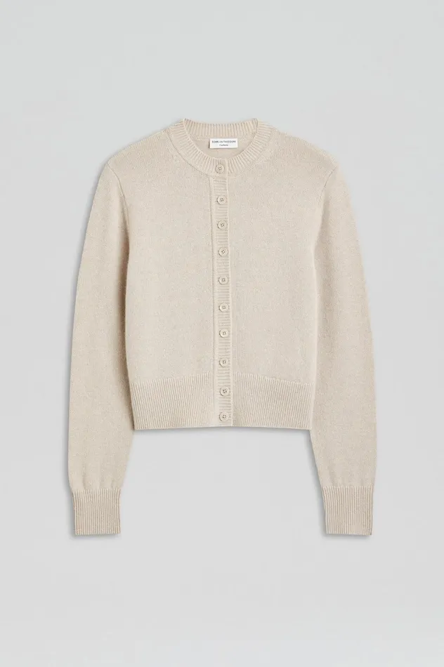 Women Scanlan Theodore Knitwear CASHMERE CARDIGAN Dove Women Scanlan Theodore Knitwear CASHMERE CARDIGAN Dove