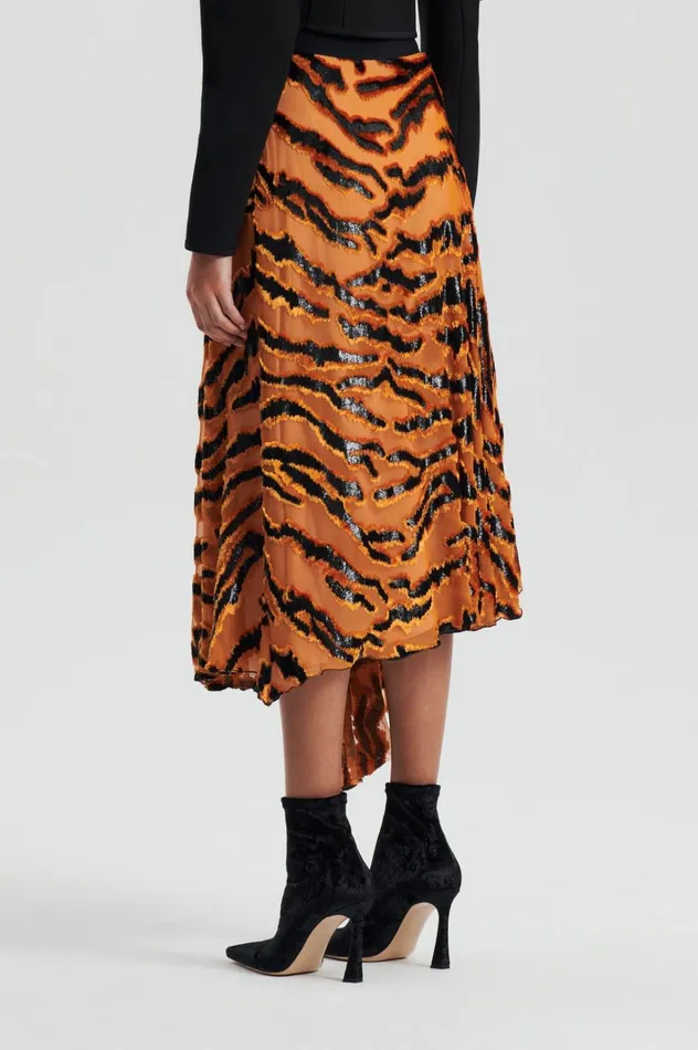 Women Scanlan Theodore Skirts FRENCH BURNT OUT SKIRT Burntorange Women Scanlan Theodore Skirts FRENCH BURNT OUT SKIRT Burntorange