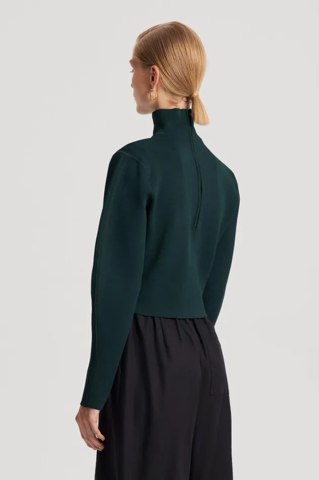 Women Scanlan Theodore Tops CREPE KNIT COCOON SLEEVE SWEATER Darkgreen Women Scanlan Theodore Tops CREPE KNIT COCOON SLEEVE SWEATER Darkgreen