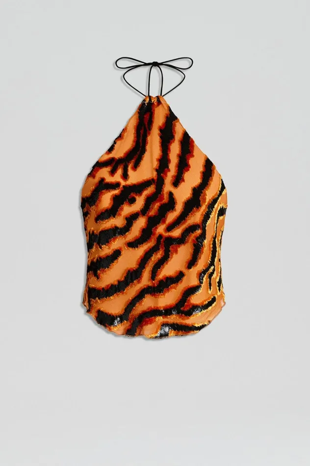 Women Scanlan Theodore Tops FRENCH BURNT OUT TOP Burntorange Women Scanlan Theodore Tops FRENCH BURNT OUT TOP Burntorange