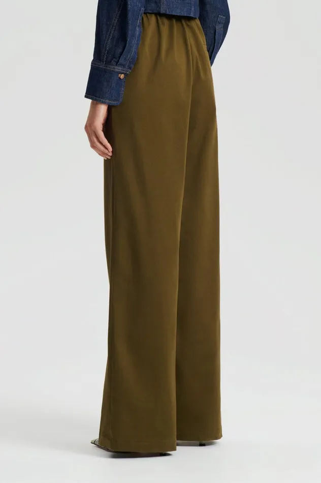 Women Scanlan Theodore Trousers POCKET CARGO Olive Women Scanlan Theodore Trousers POCKET CARGO Olive