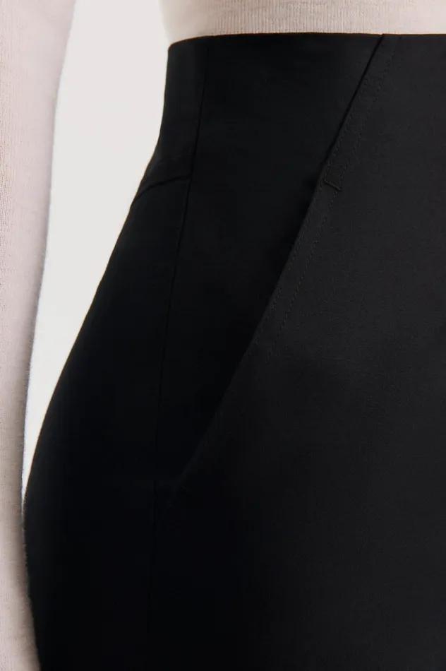 Women Scanlan Theodore Trousers SATEEN CROPPED WIDE LEG TROUSER Black Women Scanlan Theodore Trousers SATEEN CROPPED WIDE LEG TROUSER Black