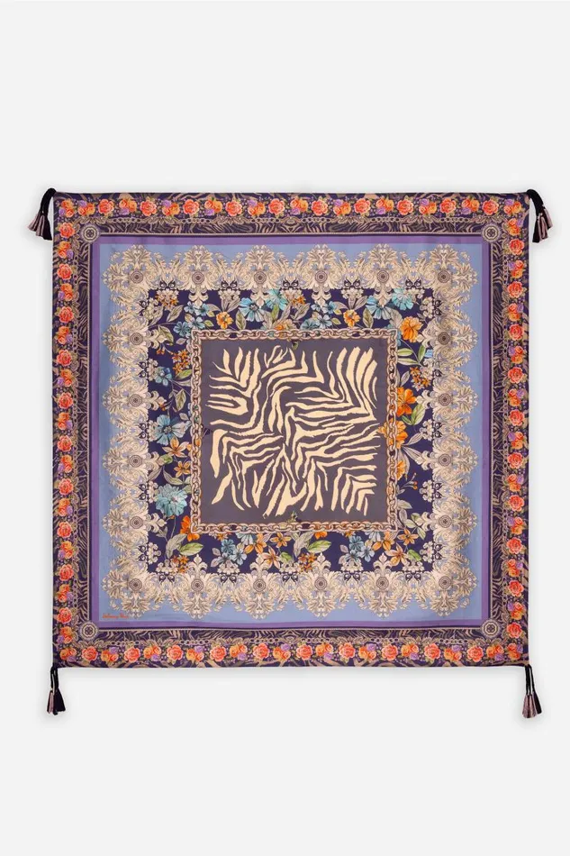 Women Scarves Johnny Was LONA SILK SCARF Lona Scarf Print
