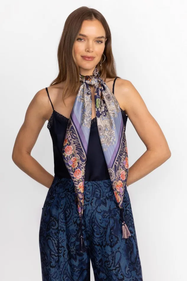 Women Scarves Johnny Was LONA SILK SCARF Lona Scarf Print Women Scarves Johnny Was LONA SILK SCARF Lona Scarf Print