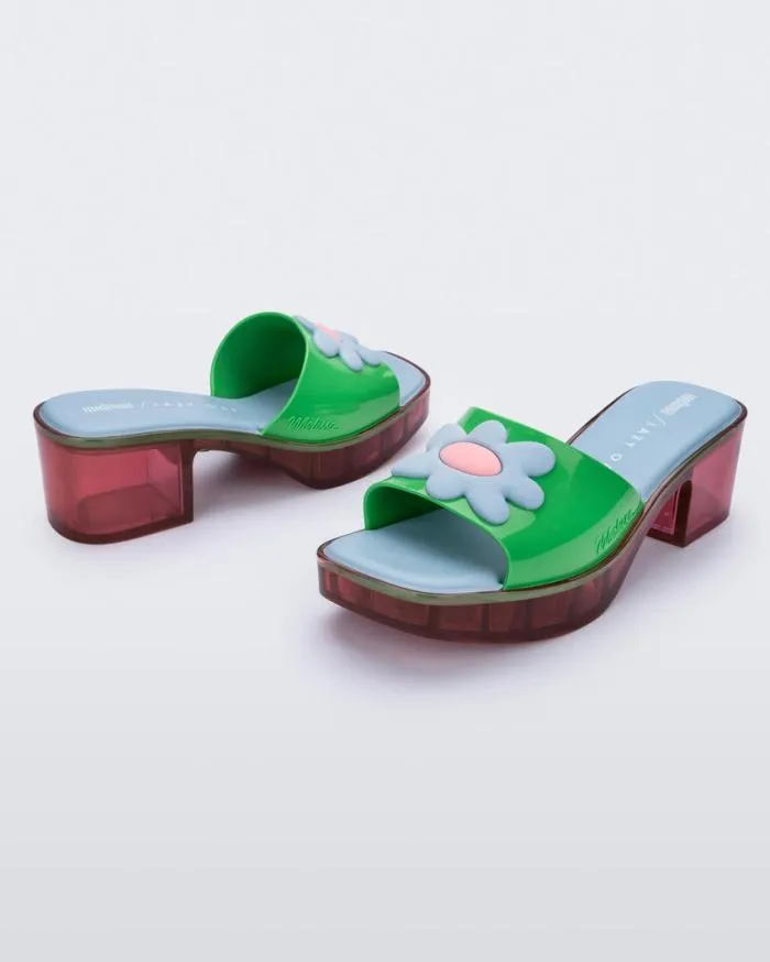 Women Shape Green Melissa Heels