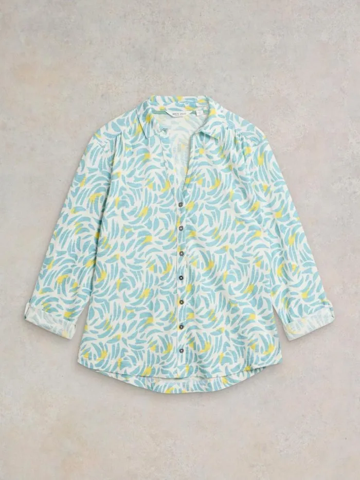 Women SHIRTS and BLOUSES White Stuff ANNIE JERSEY PRINT SHIRT White Multi Women SHIRTS and BLOUSES White Stuff ANNIE JERSEY PRINT SHIRT White Multi