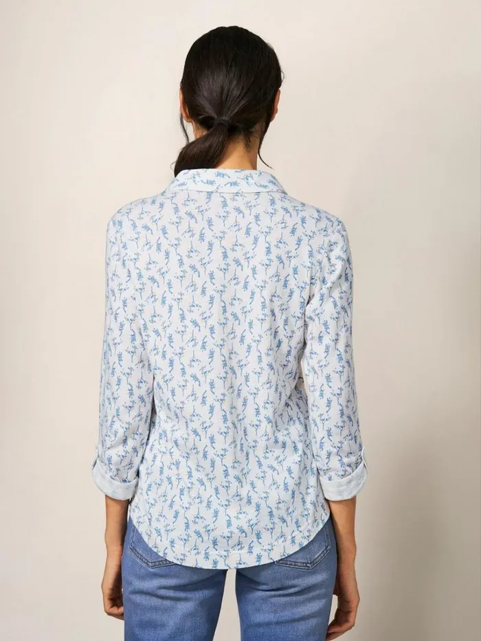 Women SHIRTS and BLOUSES White Stuff Annie Jersey Printed Shirt White Multi Women SHIRTS and BLOUSES White Stuff Annie Jersey Printed Shirt White Multi