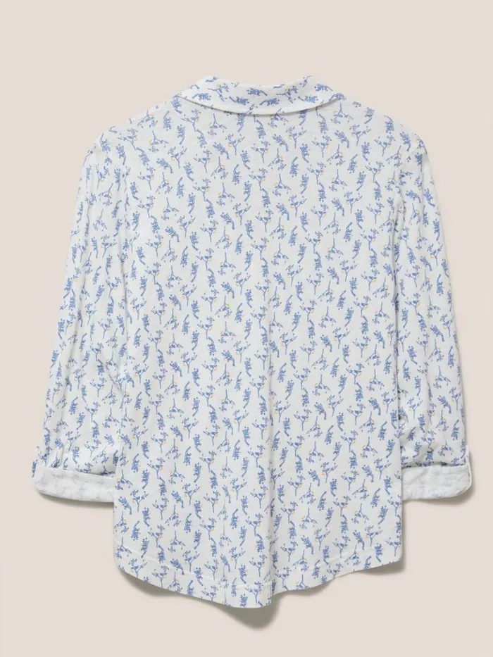 Women SHIRTS and BLOUSES White Stuff Annie Jersey Printed Shirt White Multi Women SHIRTS and BLOUSES White Stuff Annie Jersey Printed Shirt White Multi