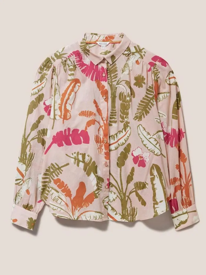Women SHIRTS and BLOUSES White Stuff Ayla Cotton Shirt Pink Multi Women SHIRTS and BLOUSES White Stuff Ayla Cotton Shirt Pink Multi