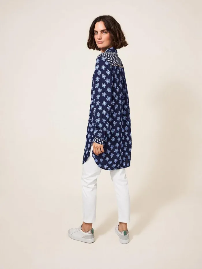 Women SHIRTS and BLOUSES White Stuff Danika Shirt Tunic Navy Multi