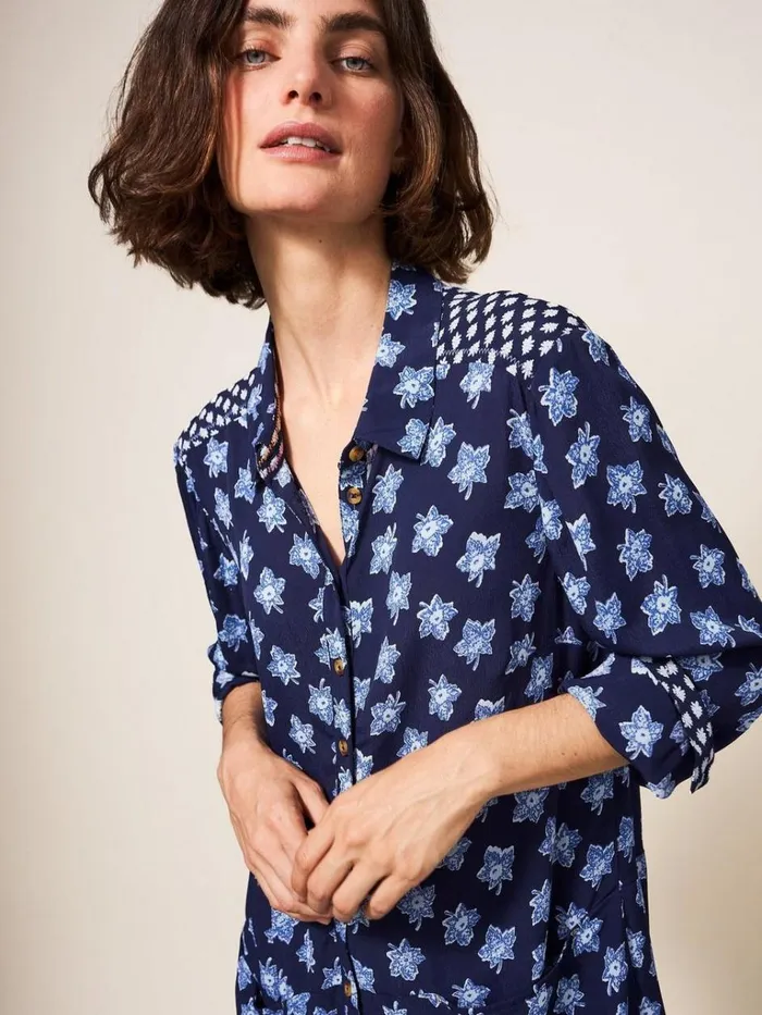 Women SHIRTS and BLOUSES White Stuff Danika Shirt Tunic Navy Multi Women SHIRTS and BLOUSES White Stuff Danika Shirt Tunic Navy Multi