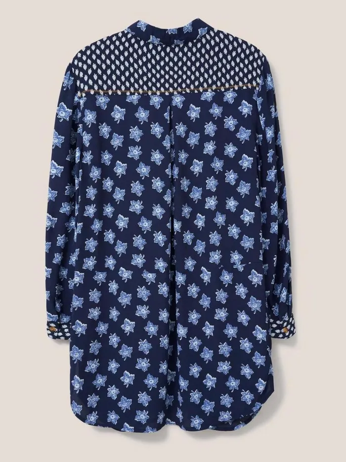 Women SHIRTS and BLOUSES White Stuff Danika Shirt Tunic Navy Multi Women SHIRTS and BLOUSES White Stuff Danika Shirt Tunic Navy Multi