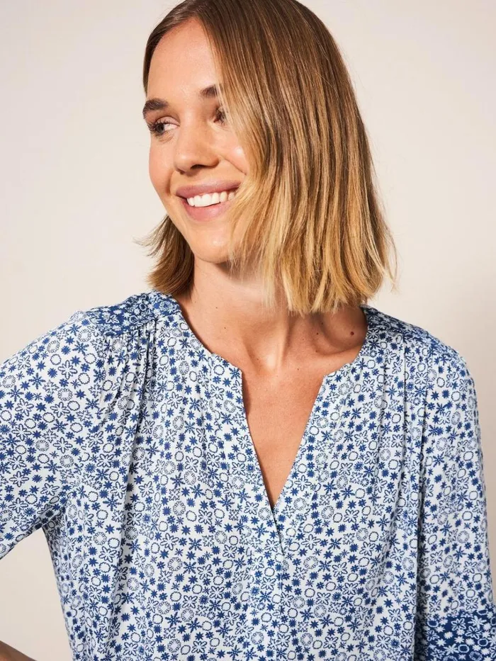 Women SHIRTS and BLOUSES White Stuff Kaia Tunic White Multi Women SHIRTS and BLOUSES White Stuff Kaia Tunic White Multi