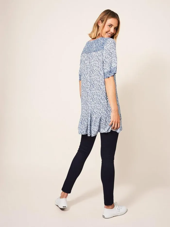 Women SHIRTS and BLOUSES White Stuff Kaia Tunic White Multi Women SHIRTS and BLOUSES White Stuff Kaia Tunic White Multi