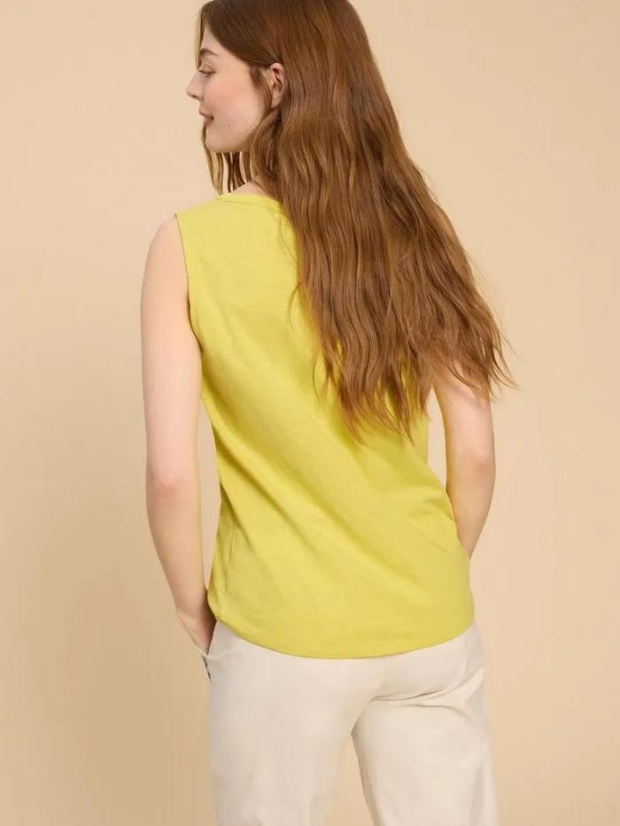 Women SHIRTS and BLOUSES White Stuff LAILA VEST Mid Yellow Women SHIRTS and BLOUSES White Stuff LAILA VEST Mid Yellow