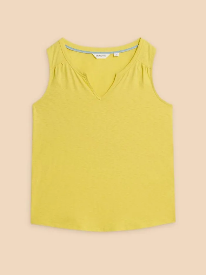 Women SHIRTS and BLOUSES White Stuff LAILA VEST Mid Yellow Women SHIRTS and BLOUSES White Stuff LAILA VEST Mid Yellow