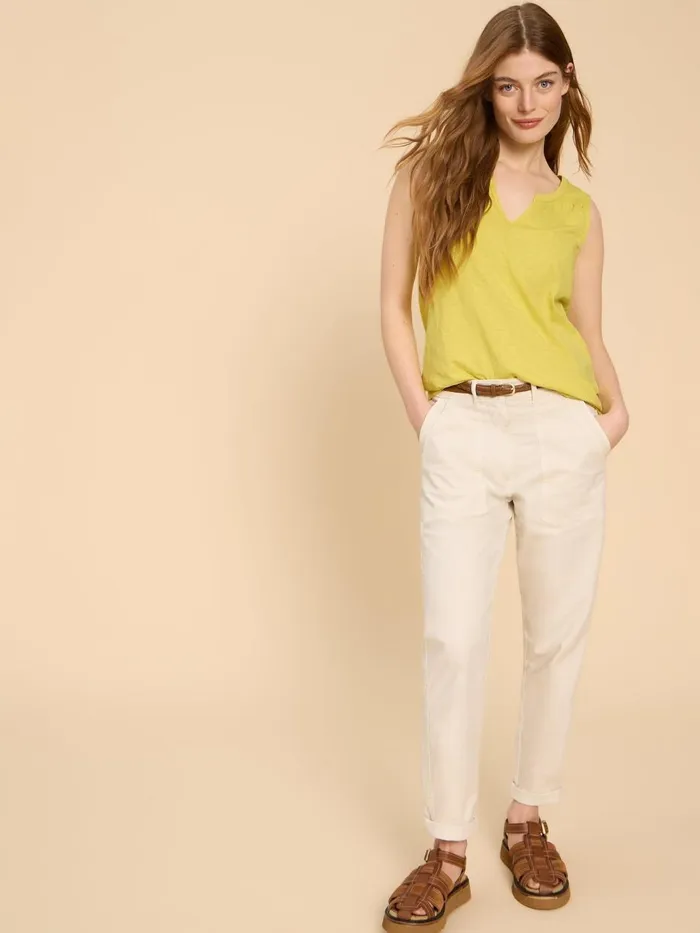 Women SHIRTS and BLOUSES White Stuff LAILA VEST Mid Yellow Women SHIRTS and BLOUSES White Stuff LAILA VEST Mid Yellow