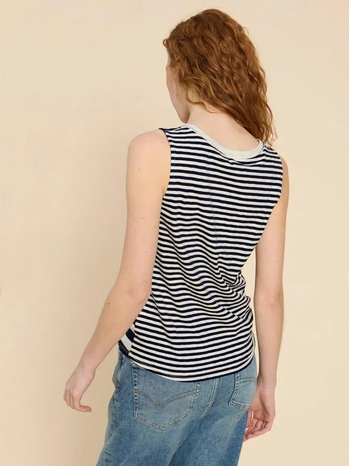 Women SHIRTS and BLOUSES White Stuff LAILA VEST Navy Multi Women SHIRTS and BLOUSES White Stuff LAILA VEST Navy Multi