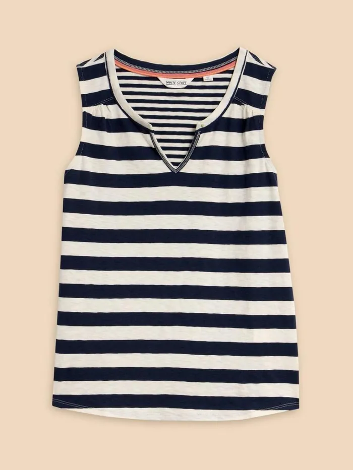 Women SHIRTS and BLOUSES White Stuff LAILA VEST Navy Multi Women SHIRTS and BLOUSES White Stuff LAILA VEST Navy Multi