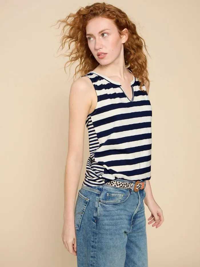 Women SHIRTS and BLOUSES White Stuff LAILA VEST Navy Multi Women SHIRTS and BLOUSES White Stuff LAILA VEST Navy Multi