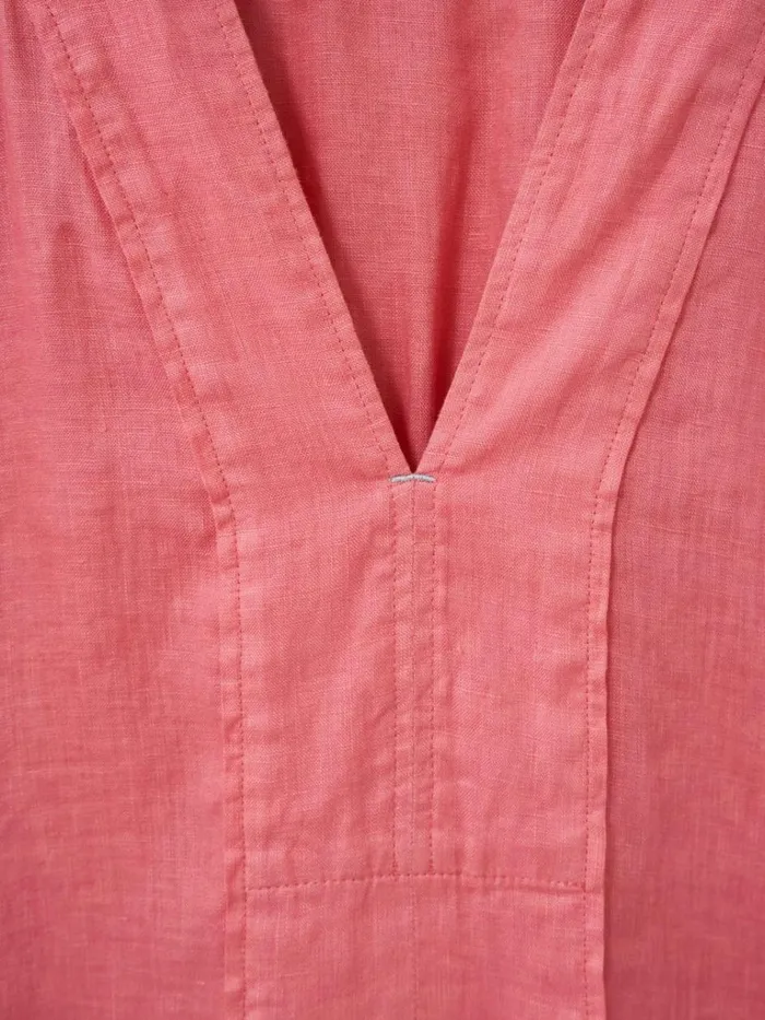 Women SHIRTS and BLOUSES White Stuff Marianne Linen Tunic Top Mid Red Women SHIRTS and BLOUSES White Stuff Marianne Linen Tunic Top Mid Red