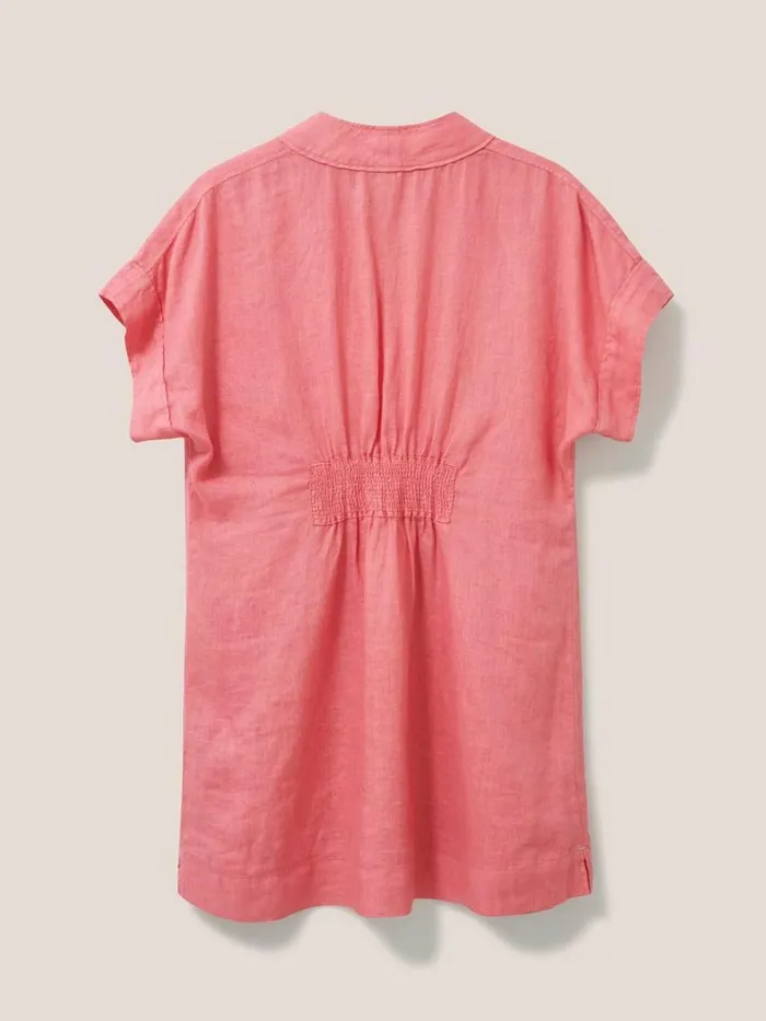 Women SHIRTS and BLOUSES White Stuff Marianne Linen Tunic Top Mid Red Women SHIRTS and BLOUSES White Stuff Marianne Linen Tunic Top Mid Red
