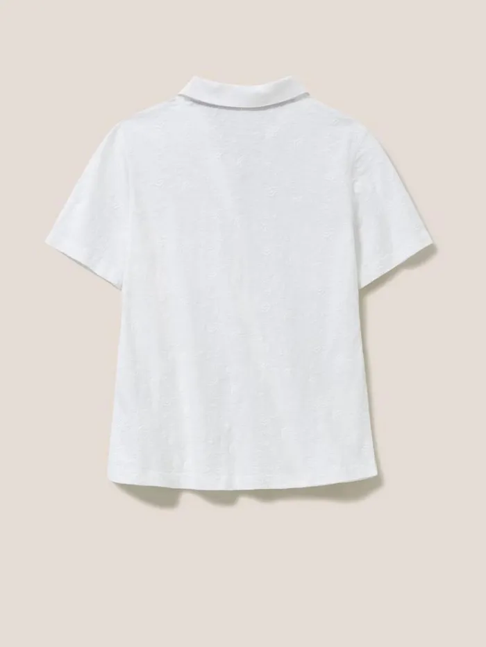 Women SHIRTS and BLOUSES White Stuff PENNY POCKET EMBROIDERED JERSEY SHIRT Brilliant White Women SHIRTS and BLOUSES White Stuff PENNY POCKET EMBROIDERED JERSEY SHIRT Brilliant White