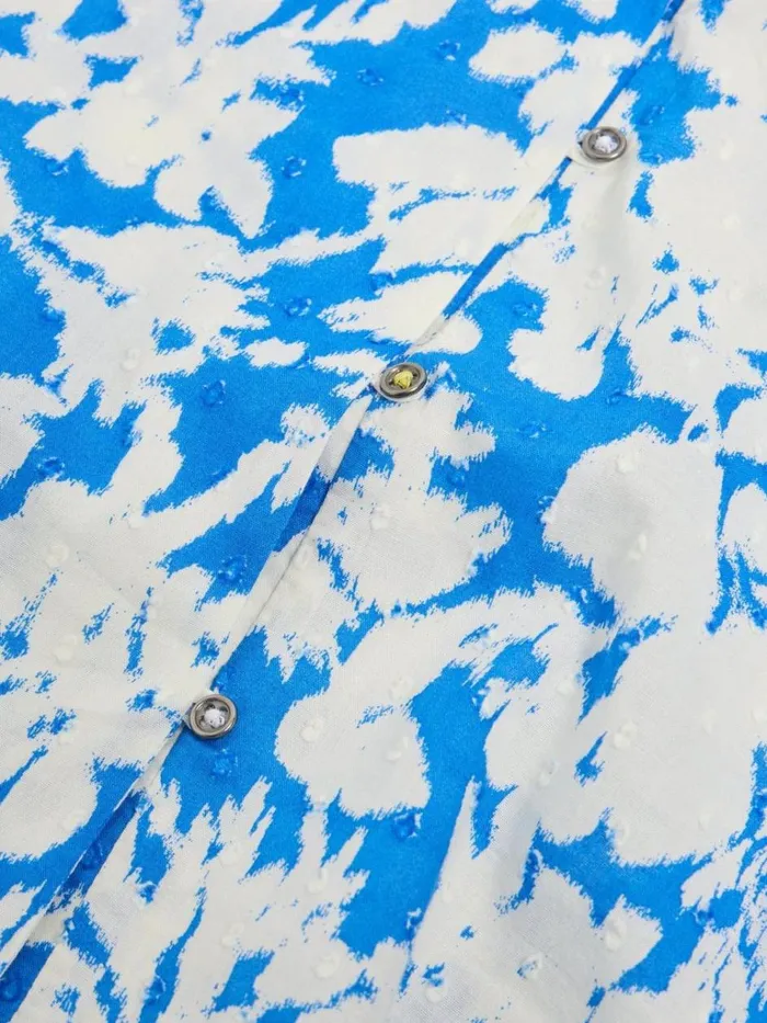 Women SHIRTS and BLOUSES White Stuff Rae Organic Cotton Vest Blue Multi Women SHIRTS and BLOUSES White Stuff Rae Organic Cotton Vest Blue Multi