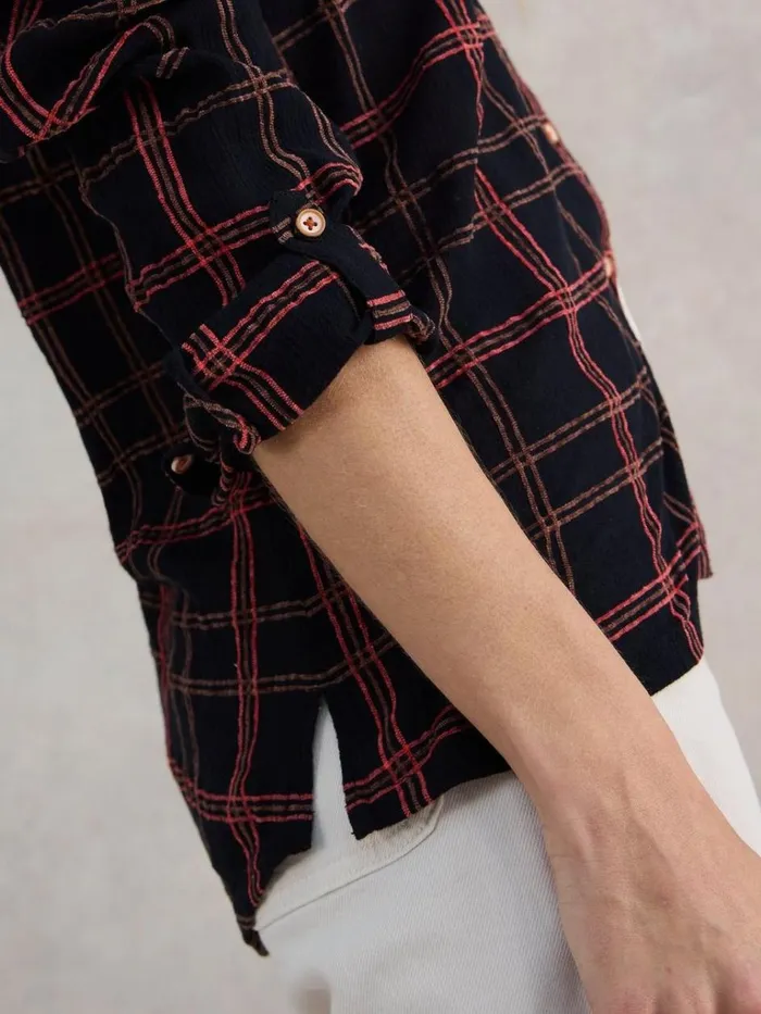 Women SHIRTS and BLOUSES White Stuff Sophie Cotton Organic Shirt Black Multi Women SHIRTS and BLOUSES White Stuff Sophie Cotton Organic Shirt Black Multi
