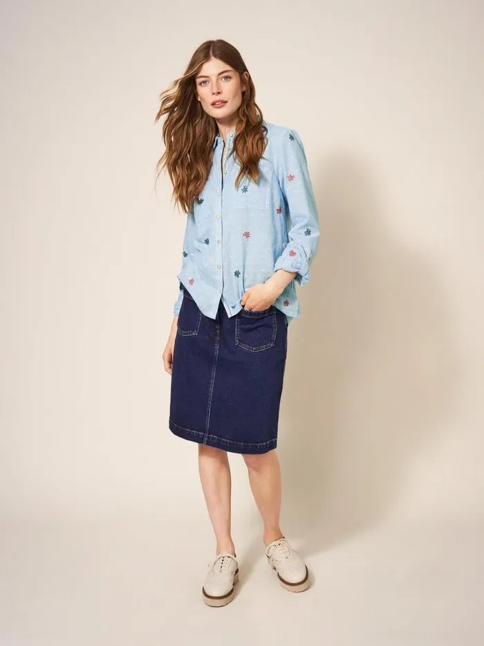 Women SHIRTS and BLOUSES White Stuff Sophie Shirt Blue Multi