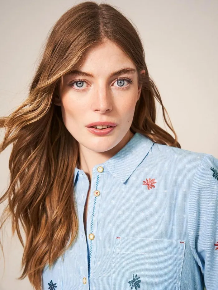 Women SHIRTS and BLOUSES White Stuff Sophie Shirt Blue Multi Women SHIRTS and BLOUSES White Stuff Sophie Shirt Blue Multi