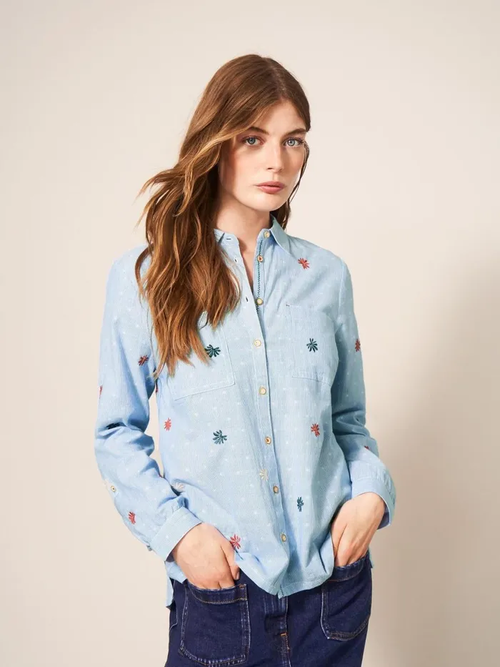 Women SHIRTS and BLOUSES White Stuff Sophie Shirt Blue Multi Women SHIRTS and BLOUSES White Stuff Sophie Shirt Blue Multi