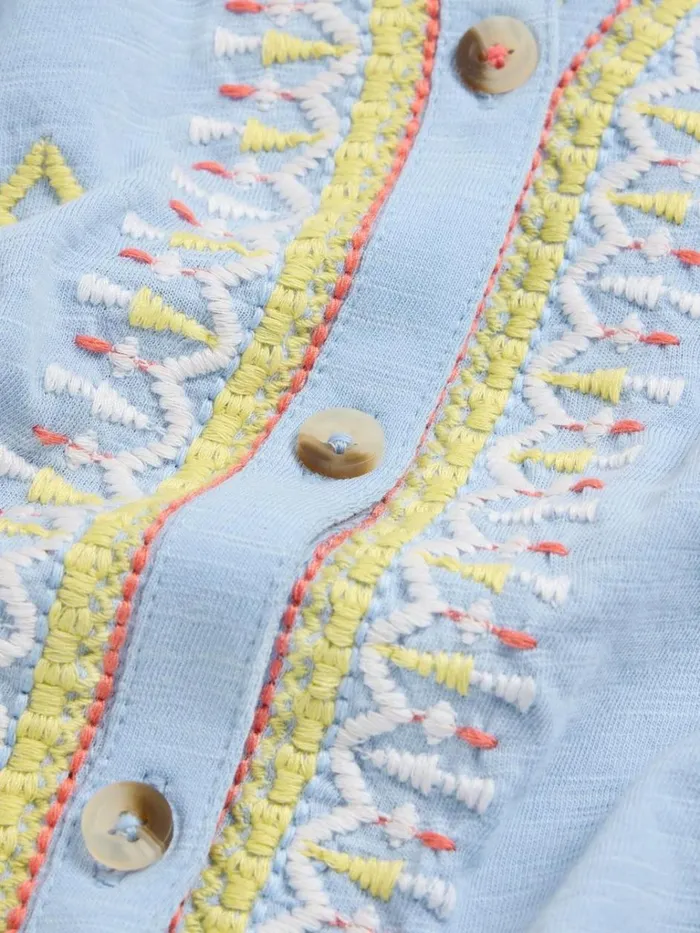 Women SHIRTS and BLOUSES White Stuff TULIP JERSEY SLEEVELESS SHIRT Blue Multi Women SHIRTS and BLOUSES White Stuff TULIP JERSEY SLEEVELESS SHIRT Blue Multi