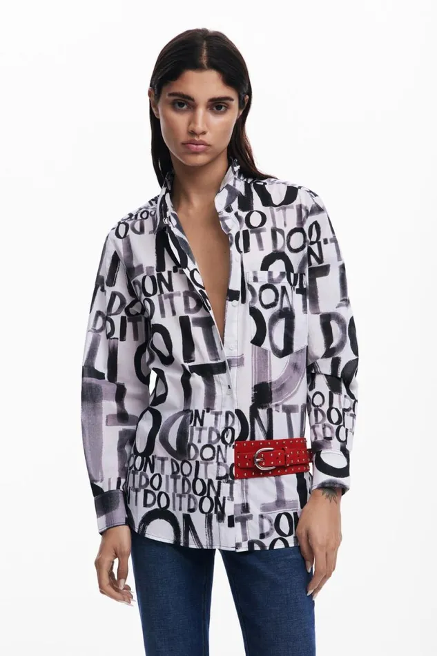 Women Shirts And Blouses Desigual 034Don039t034 Shirt