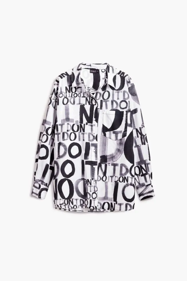 Women Shirts And Blouses Desigual 034Don039t034 Shirt