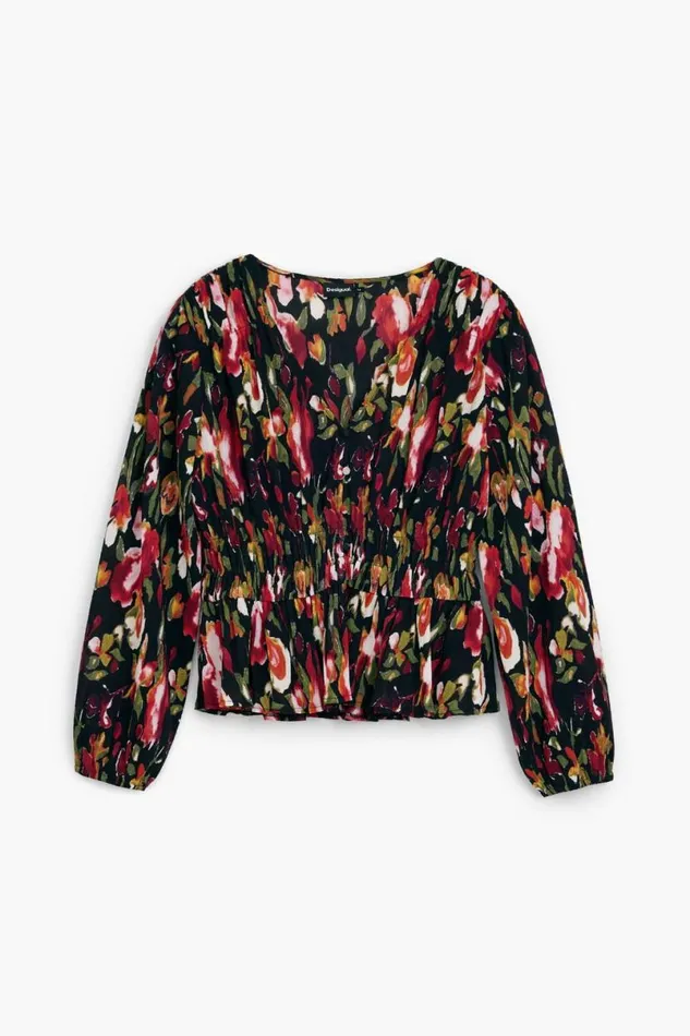 Women Shirts And Blouses Desigual Floral Blouse