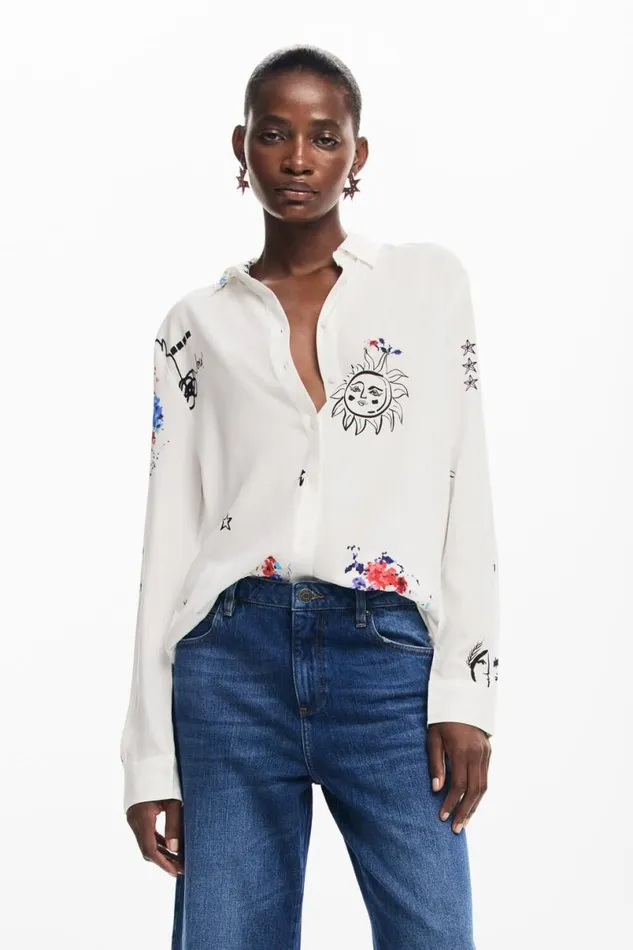 Women Shirts And Blouses Desigual Printed Shirt