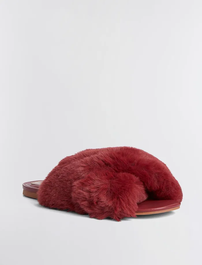 Women Shoes BCBG Burgundy Thea Slipper Burgundy