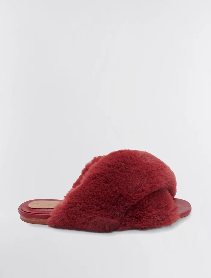 Women Shoes BCBG Burgundy Thea Slipper Burgundy