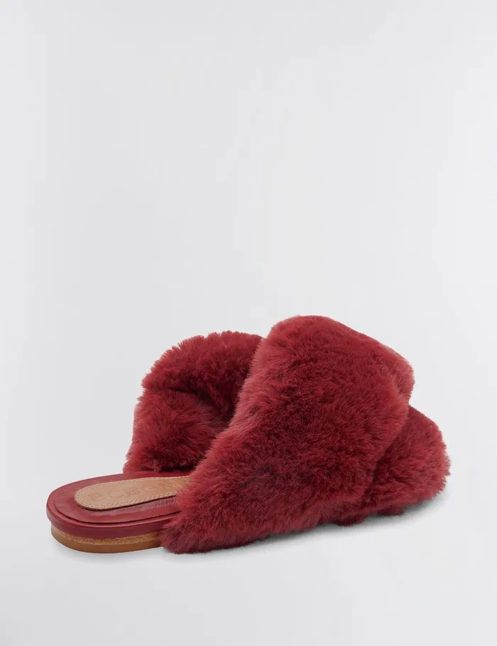 Women Shoes BCBG Burgundy Thea Slipper Burgundy