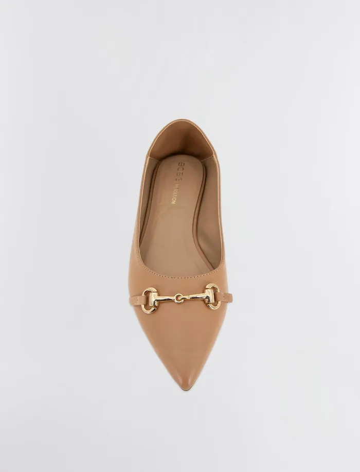 Women Shoes BCBG Tan Kori Convertible Flat Tan