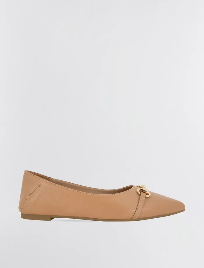 Women Shoes BCBG Tan Kori Convertible Flat Tan